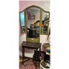 Image 1 : Mirror And Vanity Table 15D 25W 75H