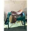 Image 1 : Unfinished Handmade Western Leather Saddle Seat Size 13