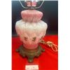 Image 2 : Electric Oil Looking Lamp, Pink Satin