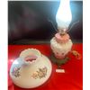 Image 3 : Electric Oil Looking Lamp, Pink Satin