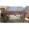 Image 2 : Antique Desk & Chair - Sun Damage 48W x 18D x 37H