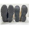 Image 2 : 2 Pairs Of Boots - Approximately Size 38 Knee High Lace Up Moccasin