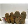 Image 2 : 2 Pairs Of Indigenous Boots - Approximately Size Meduim & Large