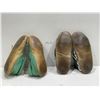 Image 3 : Vintage Leather Mediavel Historical Handmade Cowhide Flat heel Moccasins