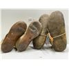 Image 2 : Blackfoot Moccasins Beaded and Native American Leather Woodlands Antique Moccasins