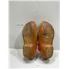 Image 2 : Very Achient Pair Of Wooden Shoes Collectible Antique Holland Wood Slip ons