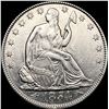 Image 1 : 1854 Arws Seated Liberty Half Dollar CLOSELY UNCIR