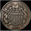 Image 1 : 1864 Two Cent Piece NEARLY UNCIRCULATED