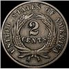 Image 2 : 1864 Two Cent Piece NEARLY UNCIRCULATED