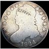 Image 1 : 1824 Capped Bust Half Dollar NICELY CIRCULATED