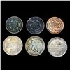 Image 2 : [6] Varied US Coinage [1817, 1847, 1853, 1927-S, 1