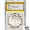 Image 1 : 1883 Morgan Silver Dollar PGA MS65