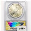 Image 2 : 1924 Silver Peace Dollar ANACS MS64