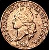 Image 1 : 1861 Confederate Civil War Cent HIGH GRADE