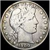 Image 1 : 1900 Barber Half Dollar NICELY CIRCULATED