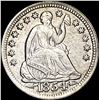 Image 1 : 1854 Arws Seated Liberty Half Dime CLOSELY UNCIRCU