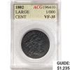 Image 1 : 1802 Draped Bust Large Cent ACG VF35