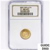 Image 1 : 1900 10K 4.48g Denmark Gold NGC MS63