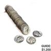 Image 1 : 1940-1945 Mercury Silver Dime Roll GEM UNC (50 Co