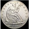 Image 1 : 1855-O Arws Seated Liberty Half Dollar CLOSELY UNC