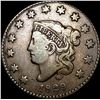 Image 1 : 1829 Med Ltrs Coronet Head Large Cent NICELY CIRCU