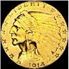Image 1 : 1914 $2.50 Gold Quarter Eagle NEARLY UNCIRCULATED