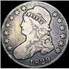 Image 1 : 1829/7 O-101a Capped Bust Half Dollar LIGHTLY CIRC