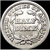 Image 2 : 1849 Seated Liberty Half Dime CLOSELY UNCIRCULATED