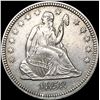 Image 1 : 1858 Seated Liberty Quarter CLOSELY UNCIRCULATED