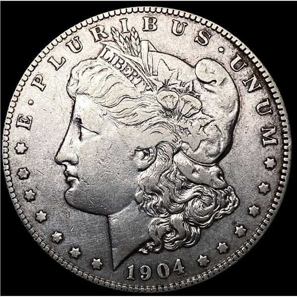 1904-S Morgan Silver Dollar ABOUT UNCIRCULATED