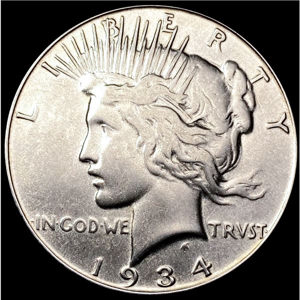 1934 Silver Peace Dollar LIGHTLY CIRCULATED