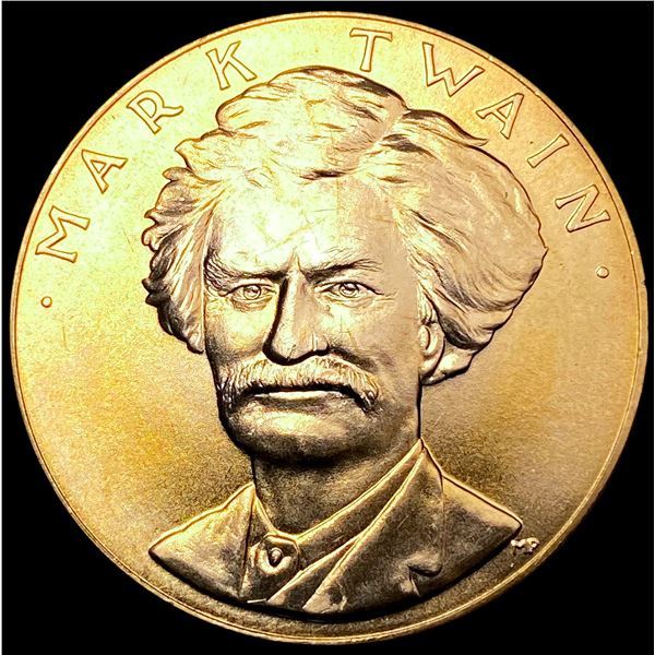 1981 Mark Twain 1oz Gold Medal GEM BU