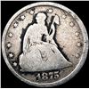Image 1 : 1875-S Twenty Cent Piece NICELY CIRCULATED