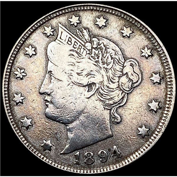 1894 Liberty Victory Nickel NEARLY UNCIRCULATED