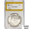 Image 1 : 1882-CC Morgan Silver Dollar PGA MS65