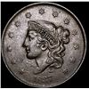 Image 1 : 1837 Braided Hair Large Cent CLOSELY UNCIRCULATED