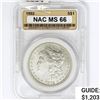 Image 1 : 1902 Morgan Silver Dollar NAC MS66