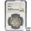 Image 1 : 1904 Morgan Silver Dollar NGC MS61