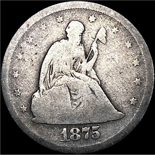 1875-S Twenty Cent Piece NICELY CIRCULATED