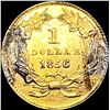 Image 2 : 1856 Rare Gold Dollar HIGH GRADE