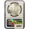 Image 2 : 1883-CC Morgan Silver Dollar NGC MS63