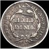 Image 2 : 1853 Arws Seated Liberty Half Dime CLOSELY UNCIRCU