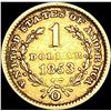 Image 2 : 1853-O Rare Gold Dollar CLOSELY UNCIRCULATED