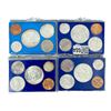 Image 2 : 1952-1963 (4 Sets) 1c, 5c,10c, 25c, 50c Mint Set