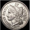 Image 1 : 1868 Nickel Three Cent CLOSELY UNCIRCULATED