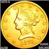 Image 1 : 1870-S $10 Gold Eagle CLOSELY UNCIRCULATED