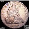 1850 Seated Liberty Dollar LIGHTLY CIRCULATED