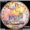 Image 1 : 1878-CC Silver Trade Dollar CHOICE BU PL