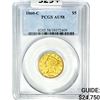1860-C $5 Gold Half Eagle PCGS AU58