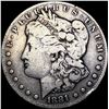Image 1 : 1881-CC Morgan Silver Dollar NICELY CIRCULATED